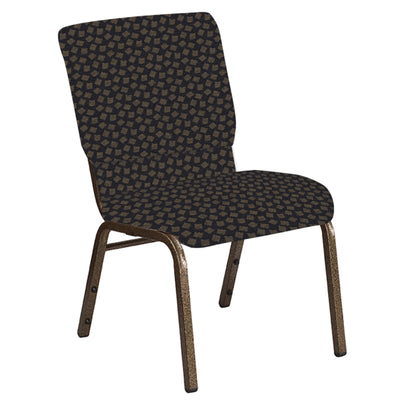18.5''W Church Chair in Scatter Fabric - Gold Vein Frame - View 1