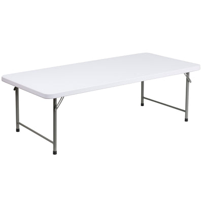 4.93-Foot Kid's Plastic Folding Table - View 1