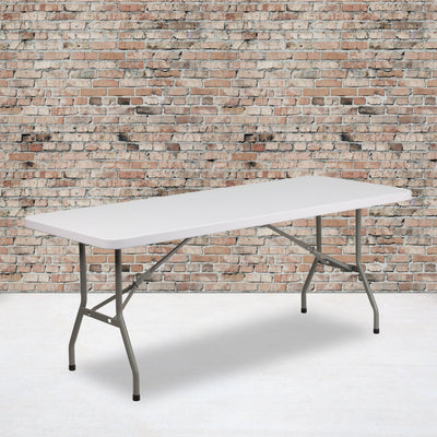 6-Foot Plastic Folding Table - View 2