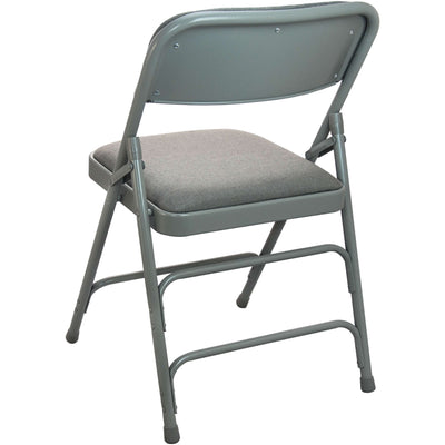 Advantage Padded Metal Folding Chair - Fabric Seat - View 2