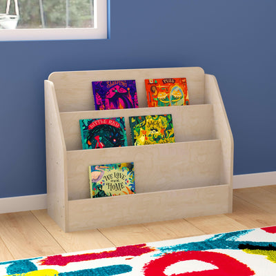 Bright Beginnings Commercial Grade Modular Wooden Classroom Book Display Shelf - View 2