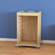 Commercial Grade Natural Finish Wooden STEAM Wall Board Mobile Storage Cart