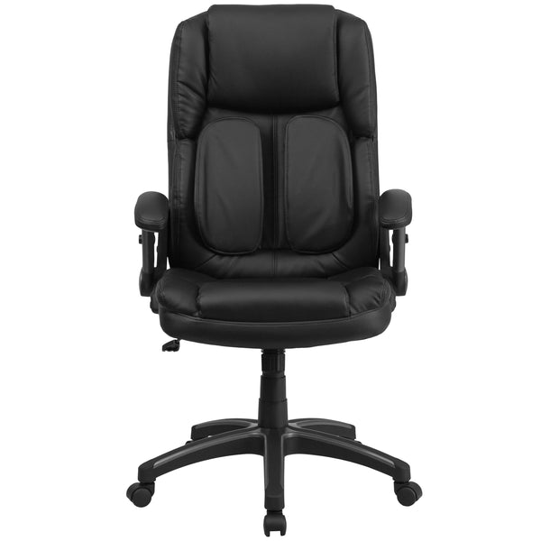 Extreme Comfort High Back Black LeatherSoft Executive Ergonomic Office Chair