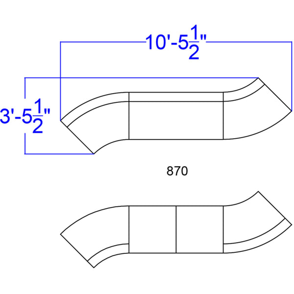 Melrose White |#| 7 PC White LeatherSoft Modular Reception Configuration w/Taut Back &Seat