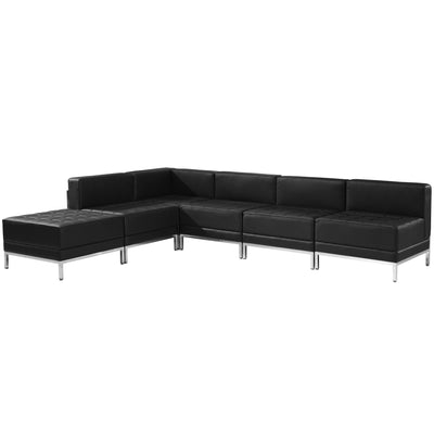 HERCULES Imagination Series LeatherSoft Sectional Configuration, 6 Pieces - View 1