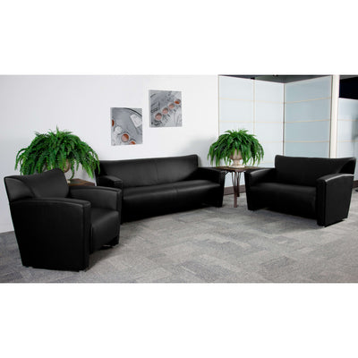 HERCULES Majesty Series LeatherSoft Sofa with Extended Panel Arms - View 2