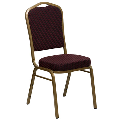 HERCULES Series Crown Back Stacking Banquet Chair - View 1
