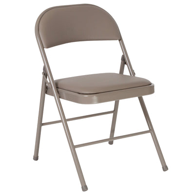 HERCULES Series Double Braced Vinyl Folding Chair - View 1