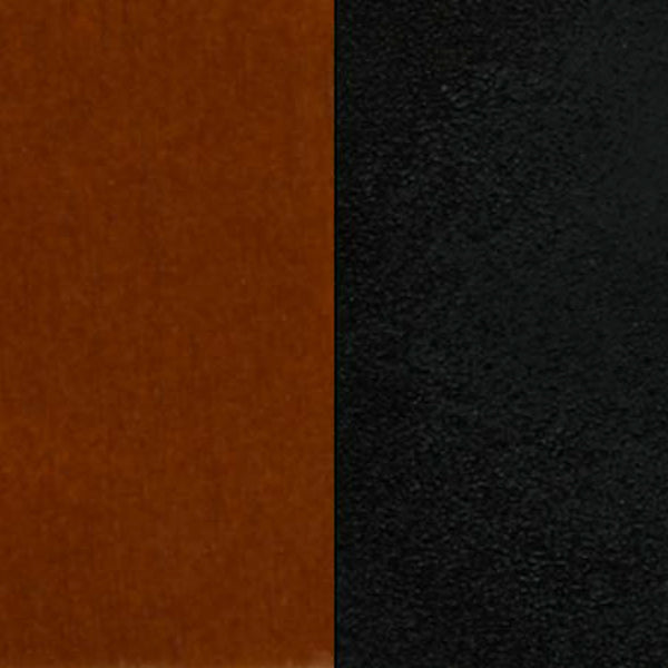 Mahogany Wood Seat/Black Metal Frame |#| Black School House Back Metal Restaurant Barstool - Mahogany Wood Seat