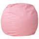Light Pink Dot |#| Small Light Pink Dot Refillable Bean Bag Chair for Kids and Teens