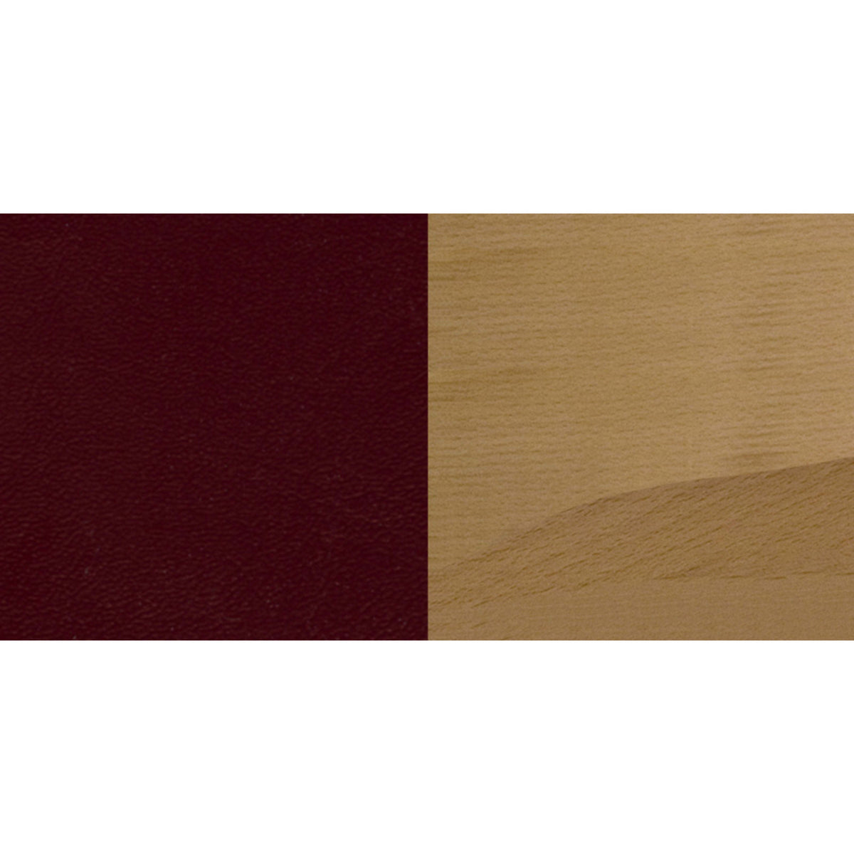 Burgundy Vinyl Seat/Natural Wood Frame |#| Vertical Slat Back Natural Wood Restaurant Chair - Burgundy Vinyl Seat