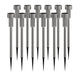 Stainless Steel |#| All-Weather Solar Powered Stainless Steel LED Landscaping Lights - Set of 12