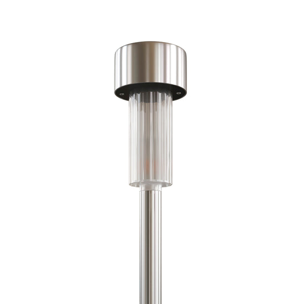 Stainless Steel |#| All-Weather Solar Powered Stainless Steel LED Landscaping Lights - Set of 12
