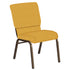 18.5''W Church Chair in Canterbury Fabric - Gold Vein Frame