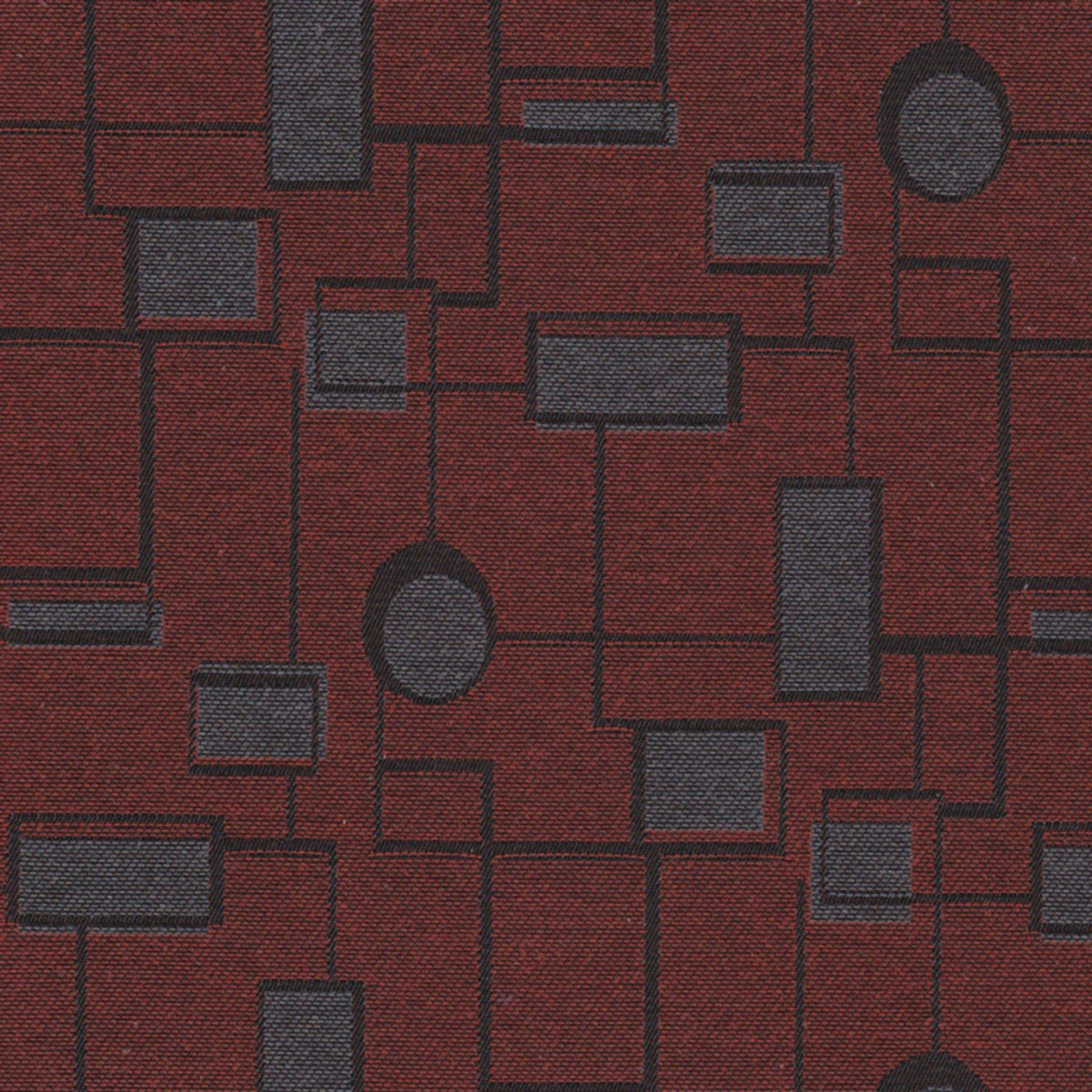 Circuit Garnet Fabric |#| 