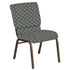 18.5''W Church Chair in Cirque Fabric - Gold Vein Frame