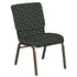 18.5''W Church Chair in Eclipse Fabric - Gold Vein Frame