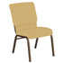 18.5''W Church Chair in Venus Fabric - Gold Vein Frame