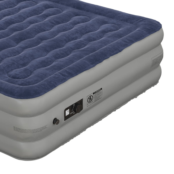 Queen |#| 18inch Queen Air Mattress - ETL Certified Internal Electric Pump and Carrying Case