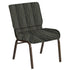 21''W Church Chair in Canyon Fabric - Gold Vein Frame