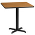 24'' Square Laminate Table Top with 22'' x 22'' Table Height Base