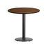 30'' Round Laminate Table Top with 18'' Round Table Height Base