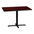 30'' x 42'' Rectangular Laminate Table Top with 23.5'' x 29.5'' Table Height Base