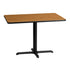 30'' x 42'' Rectangular Laminate Table Top with 23.5'' x 29.5'' Table Height Base