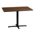 30'' x 42'' Rectangular Laminate Table Top with 23.5'' x 29.5'' Table Height Base