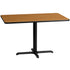 30'' x 48'' Rectangular Laminate Table Top with 23.5'' x 29.5'' Table Height Base