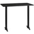 30'' x 48'' Rectangular Laminate Table Top with 5'' x 22'' Bar Height Table Bases