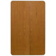 Oak |#| 36inchW x 72inchL Rectangular Oak Thermal Laminate Adjustable Activity Table