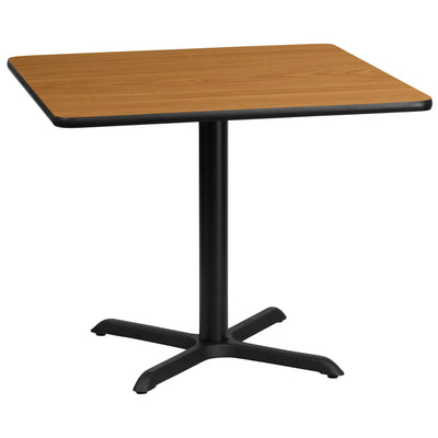 36'' Square Laminate Table Top with 30'' x 30'' Table Height Base