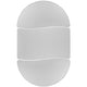 Grey |#| 3PC Mobile 76inch Oval Wave Flexible Grey Kids Adjustable Activity Table Set