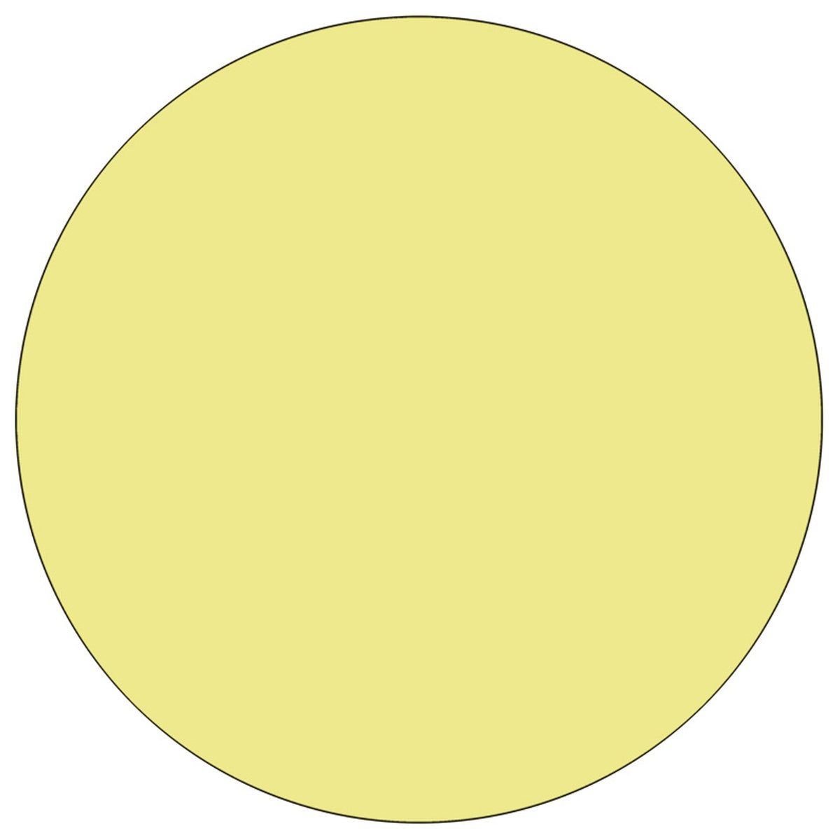 Yellow |#| 42inch Round Yellow Thermal Laminate Activity Table - Height Adjustable Short Legs