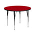 42'' Round Thermal Laminate Activity Table - Standard Height Adjustable Legs