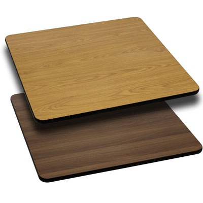 42'' Square Table Top with Reversible Laminate Top