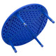 Blue |#| 45inch Round Blue Plastic Height Adjustable Activity Table