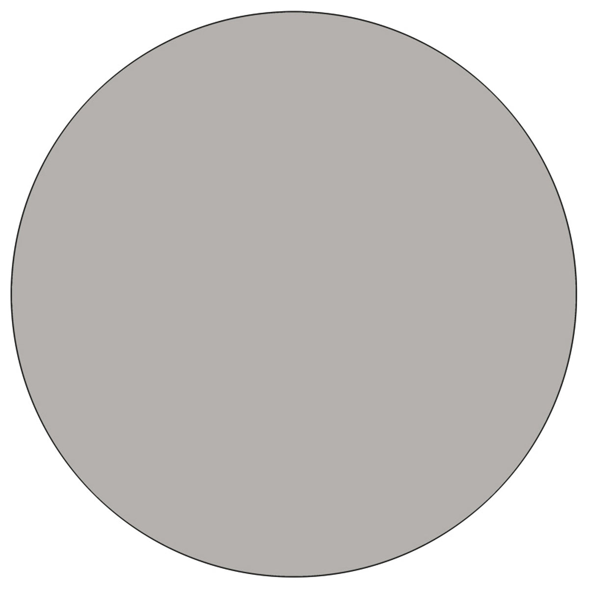 Gray |#| 48inch Round Grey HP Laminate Activity Table - Height Adjustable Short Legs