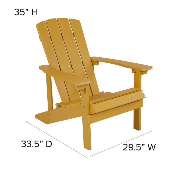 Yellow |#| Star and Moon Fire Pit with Mesh Cover & 4 Yellow Poly Resin Adirondack Chairs