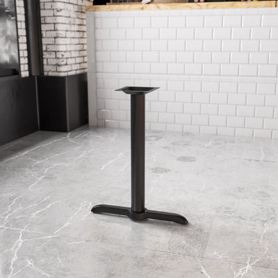 5'' x 22'' Restaurant Table T-Base with 3'' Dia. Table Height Column