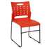 881 lb. Capacity Sled Base Stack Chair with Carry Handle and Air-Vent Back