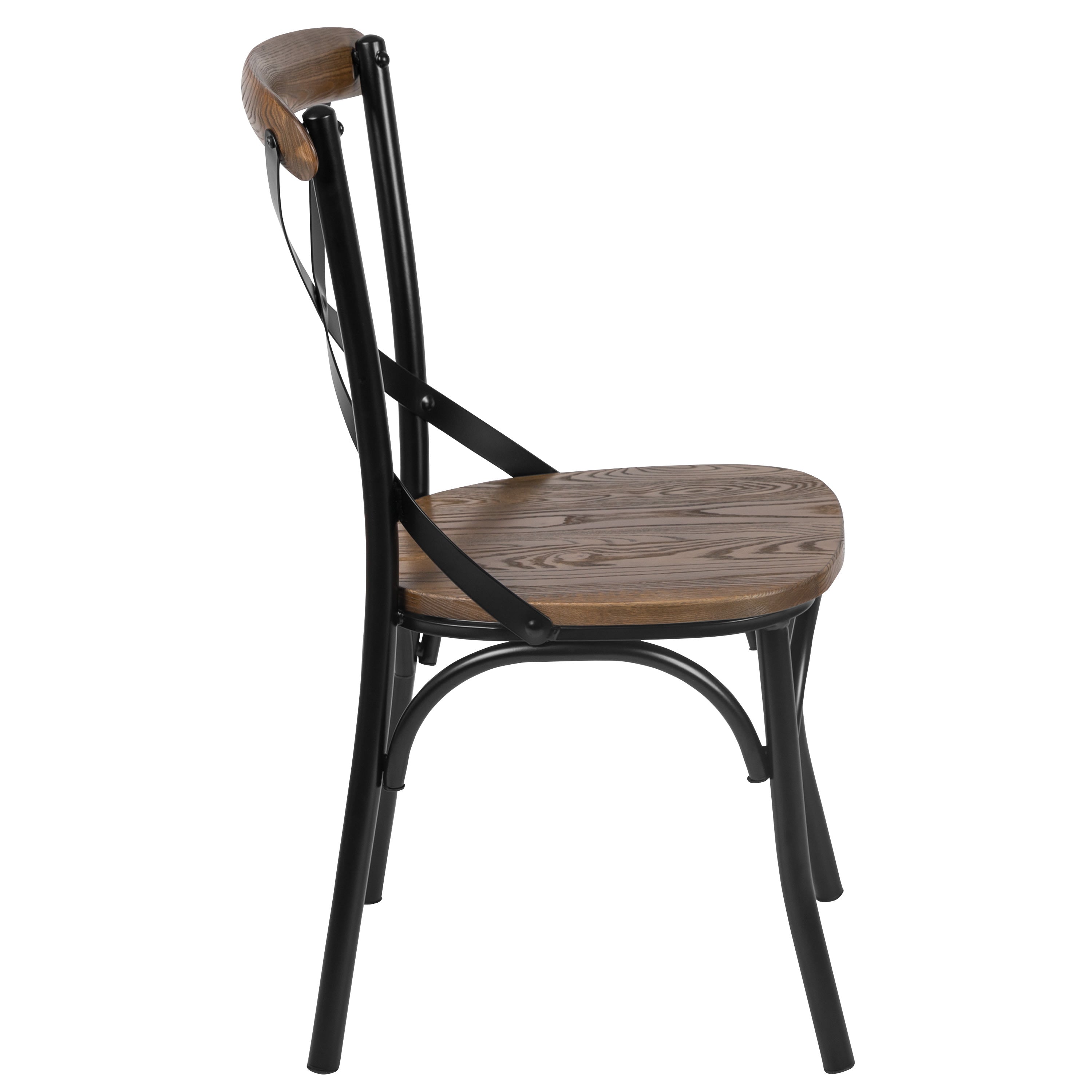 X-Back Chair w/ Metal Bracing ADVG-XBACK-METAL- – Church Chairs 4 Less