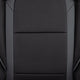 Black with Gray Trim |#| Fully Reclining Gaming Chair with Slideout Footrest, Lumbar Massage-Black/Gray