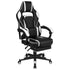 BlackArc Arc Tetra 4.0 Gaming Chair Outfitted With Footrest, Headrest, Lumbar Support Massage Pillow, Reclining Seat/Arms