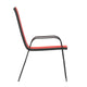 Red |#| Red Outdoor Stack Chair with Flex Comfort Material - Patio Stack Chair