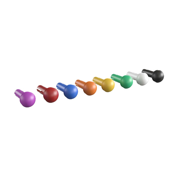 Multicolor Plastic Peg Set for STEAM Wall Systems - 512 Pieces