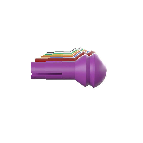 Multicolor Plastic Peg Set for STEAM Wall Systems - 512 Pieces