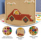 Multicolor Plastic Peg Set for STEAM Wall Systems - 512 Pieces