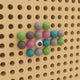 Pastel Plastic Peg Set for STEAM Wall Systems - 512 Pieces